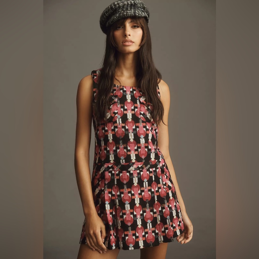 Anna Sui Jacquard Shift Dress